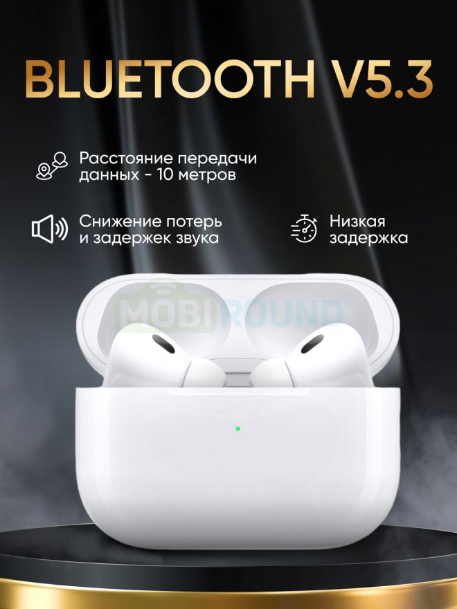 Наушники беспроводные Hoco EW51 (с боксом для зарядки) (Bluetooth) (шумоподавление)
